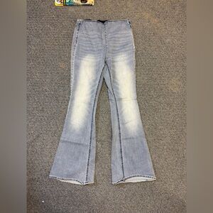 No Boundaries Light Blue Flare Jeans